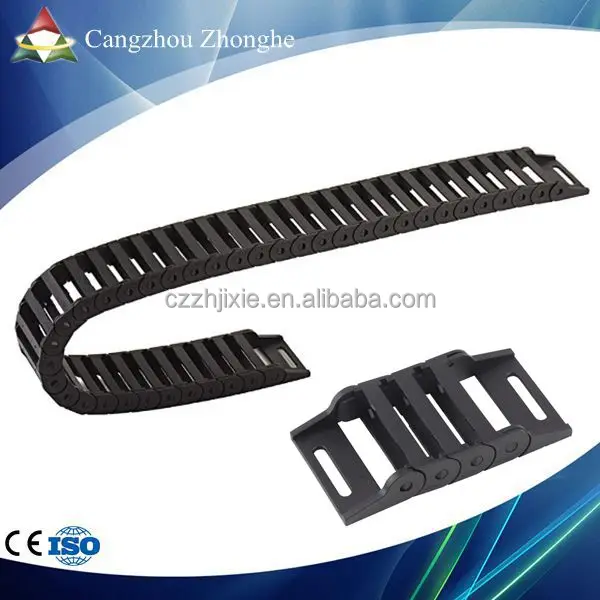 high speed cnc cable chain flexible plastic cable carrier energy chain made in china