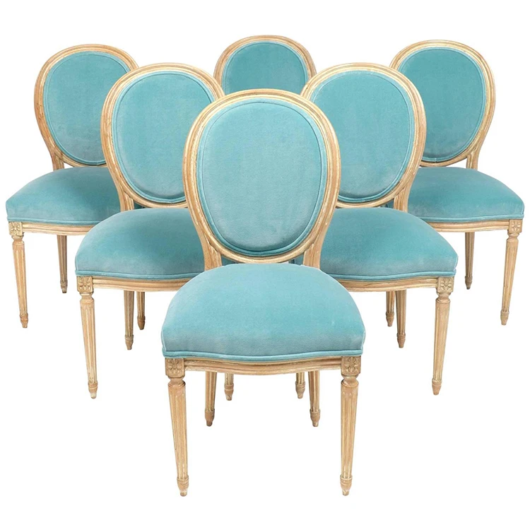 Wholesale Event Hire Banquet Use White Frame Wood Louis Chairs