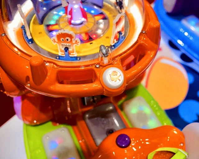 Space octopus coin operated animal kiddie rides, 2018 antique amusement park rides sale, commercial antique arcade games
