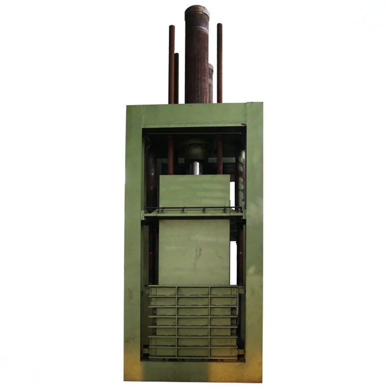 Vertical Hydraulic Packer Used Paper Carton Plastic Baling Press Machine