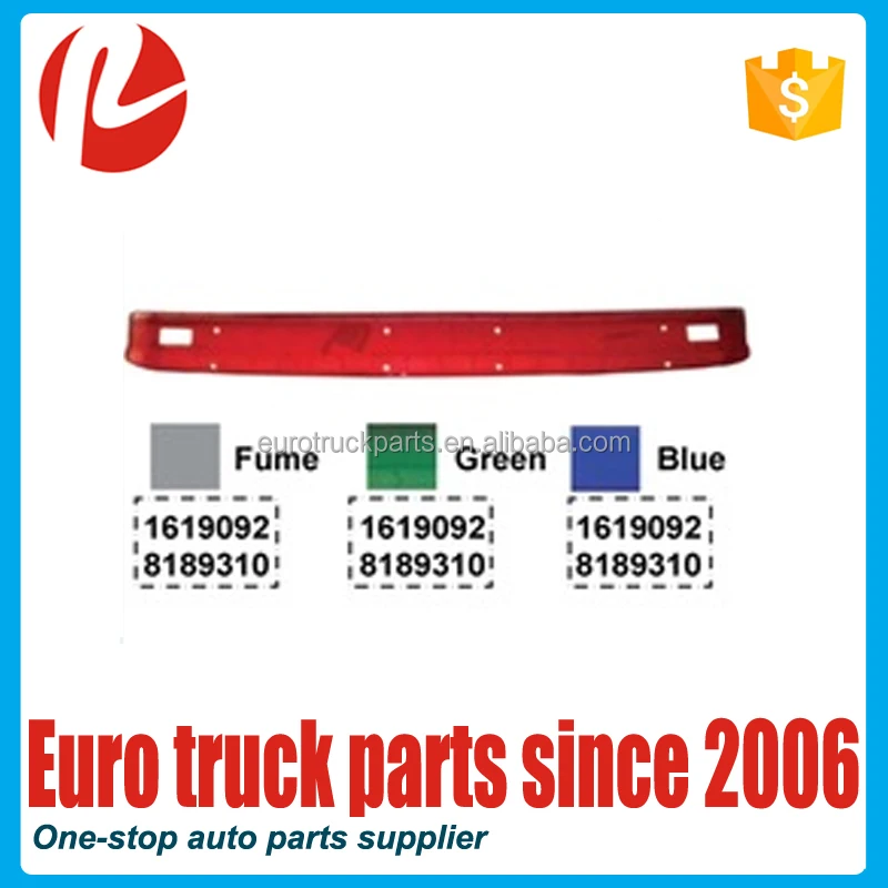 Высокое качество и прочность volvo fh12 тяжелый грузовик солнцезащитный козырек OEM1619092 8189310 для Volvo Truck Частей Тела