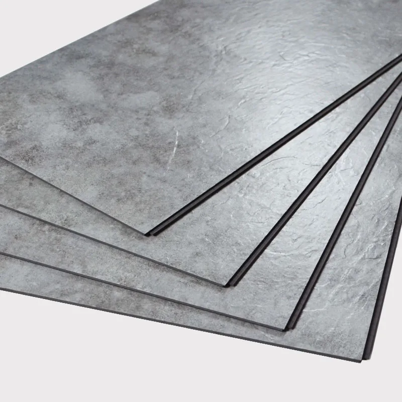 
Multi stone design 4/5mm rigid core waterproof spc click plank flooring for bathroom 