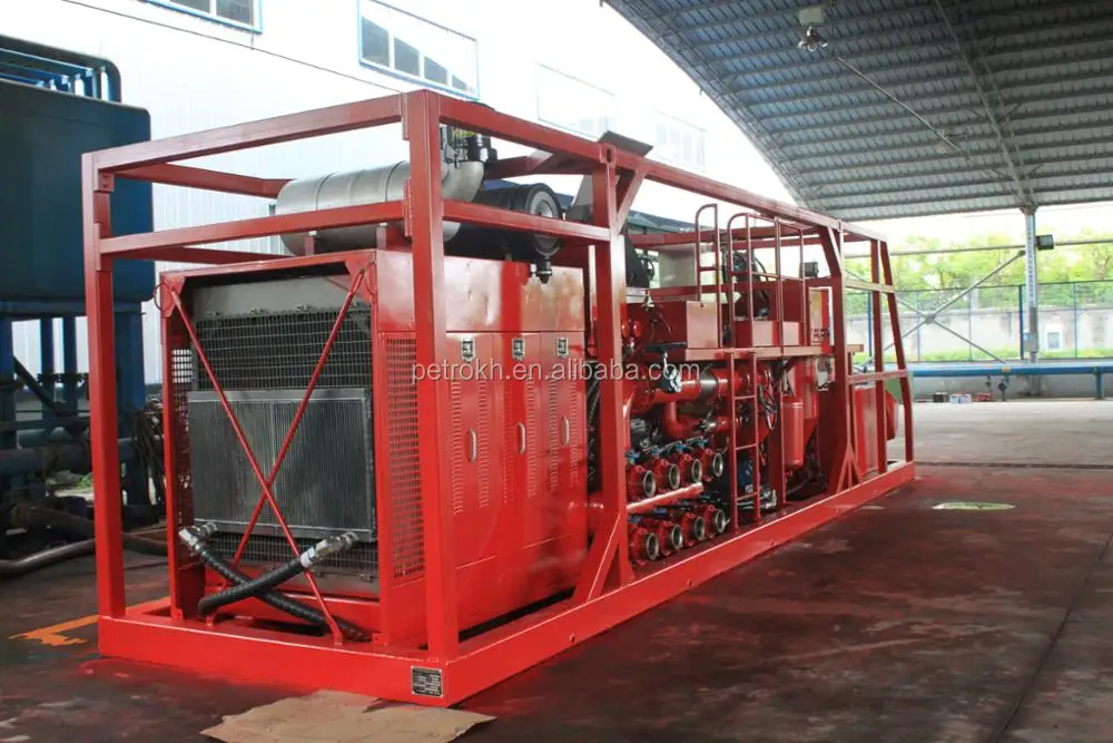 sand blender skid mounted for petroleum oilfield use in middle east or Arab