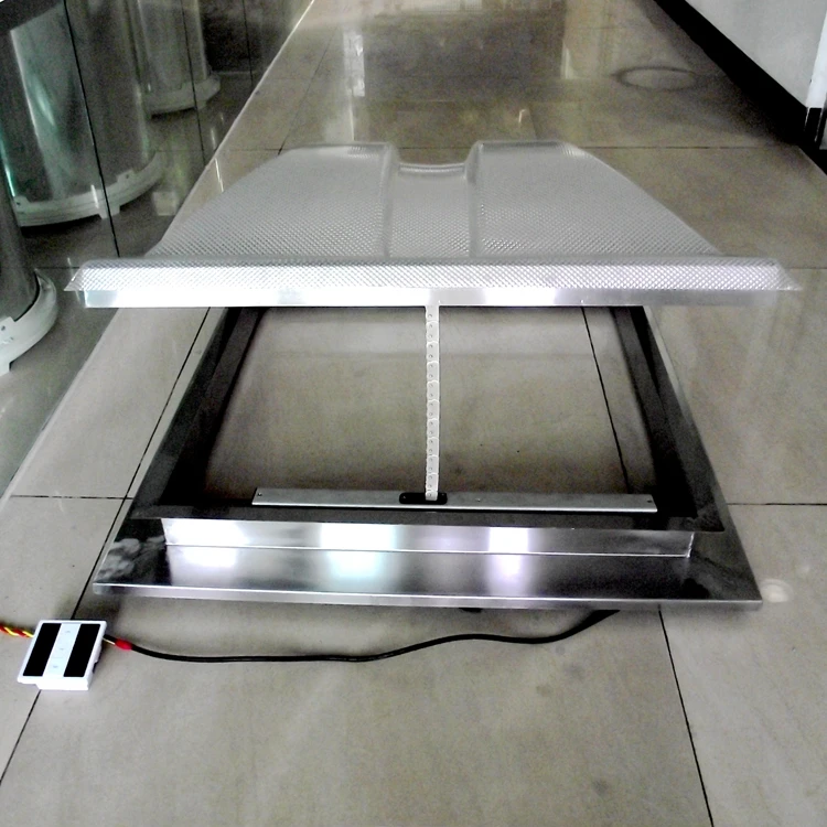 
Fashion 304 stainless steel motor controlled skylight 