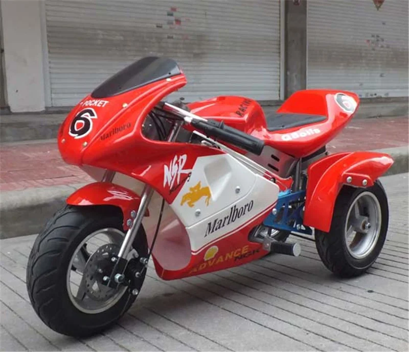 Electric Mini Three Wheels Pocket Bike for Kids 24v 300w