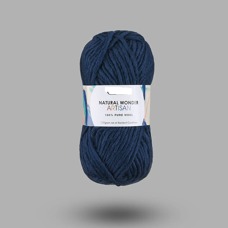
Top Sale Solid Hand Knitting Wool Yarn in Ball 