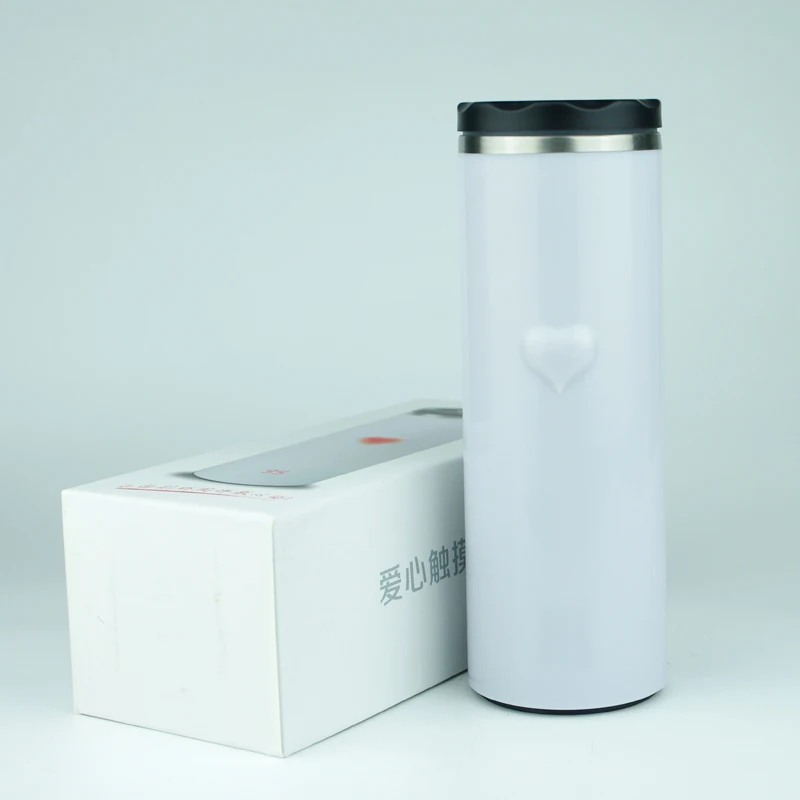 Smart Water Bottle rechargeable water bottle glowing thermos  Trace water temperature display temperature