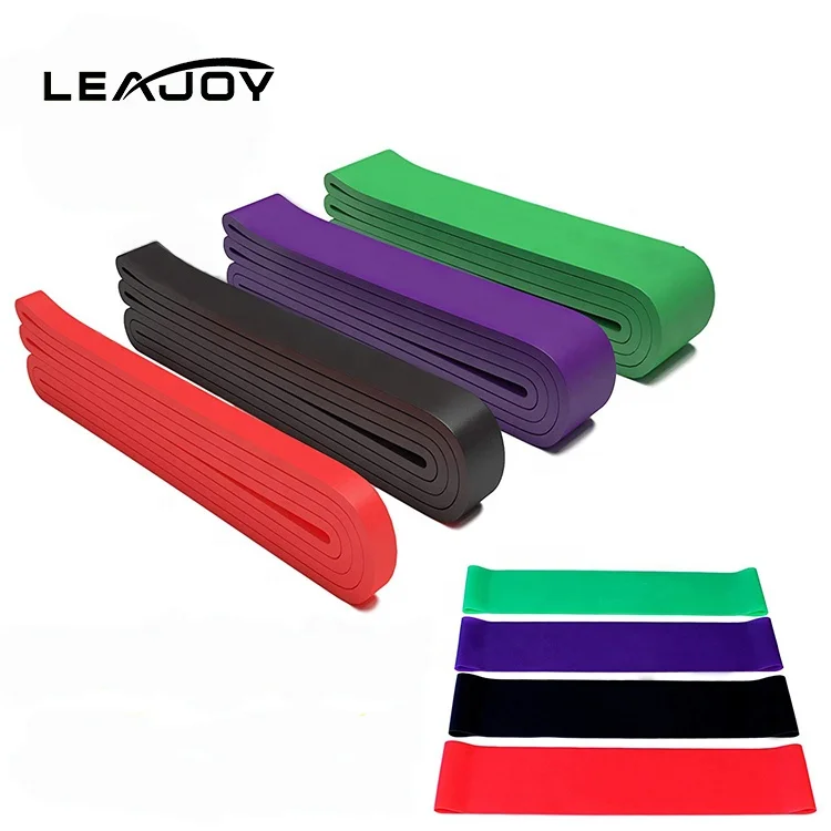 Amazon Hot Sell 100% Natural Latex Custom Logo Exercise Fitness Resistance Loop Bands