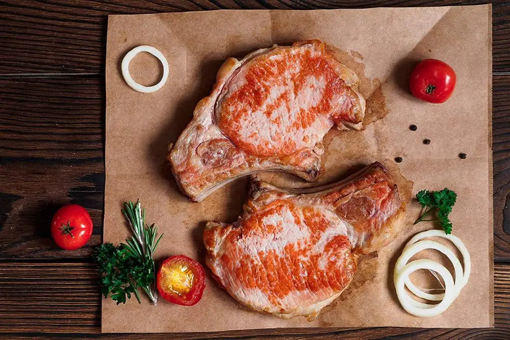 Non-Stick & Unbleached Not Curl or Burn Parchment Printed Wax Paper Rolls Wrap Bag Baking Food Sheets