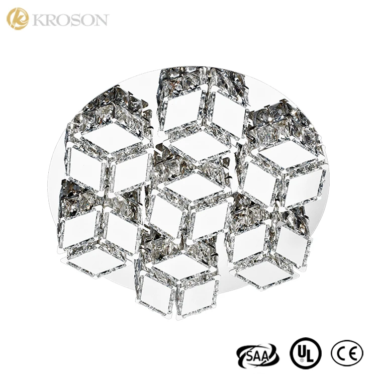 Современные хрустальные LED светильник lamparas де TECHO поверхностного монтажа Потолочный для спальни крытый