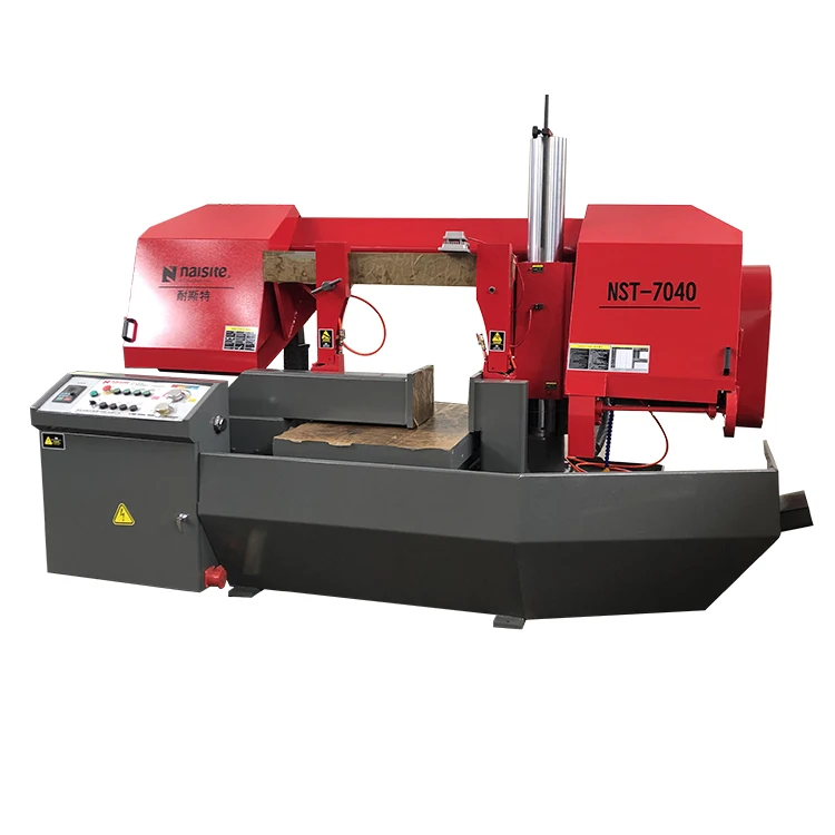 NST7040 вертикальный токарный станок с heavy duty quick штанцевый нож стали полуавтоматическая горизонтальная ленточно-пильный станок