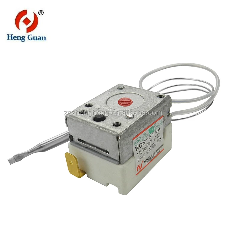 16/30A 20-320 degree 125/250VAC Safety  limiter stainless steel manual control capillary thermostat