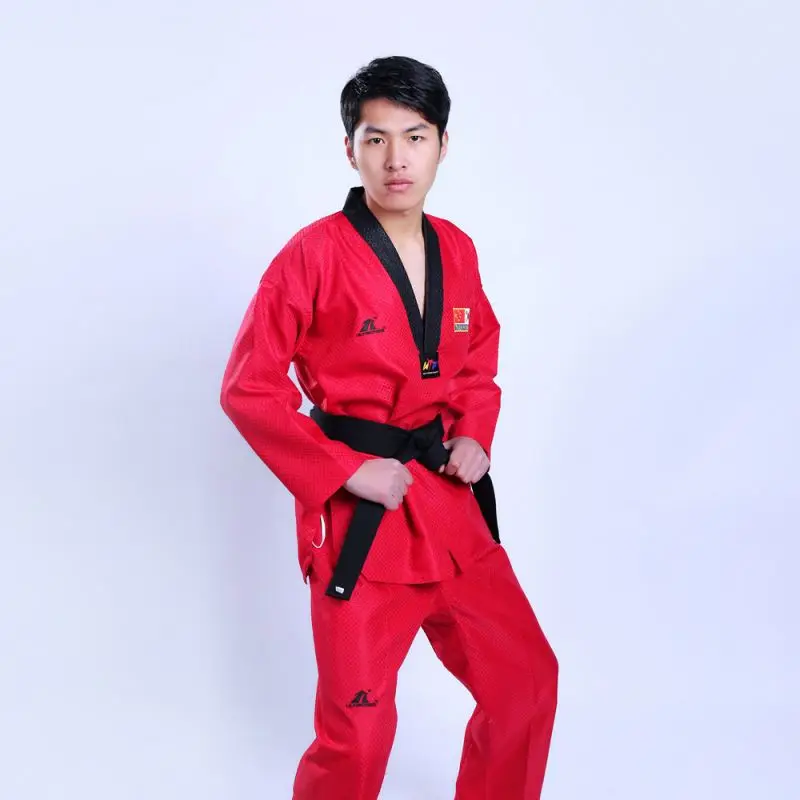 Custom Breathable Taekwondo Dobok Poomsae Uniform Taekwondo Fighter Uniforms Suits