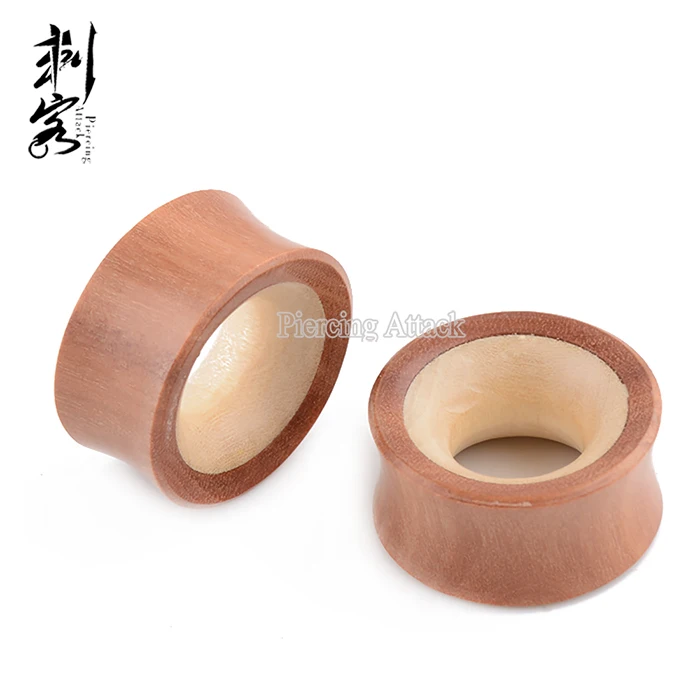 Body Piercing Jewelry Organic Saba Wood Plug Tunnel