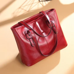 E3145 Large Capacity Of Women Tote Bags PU Leather Ladies Handbags Factory Style