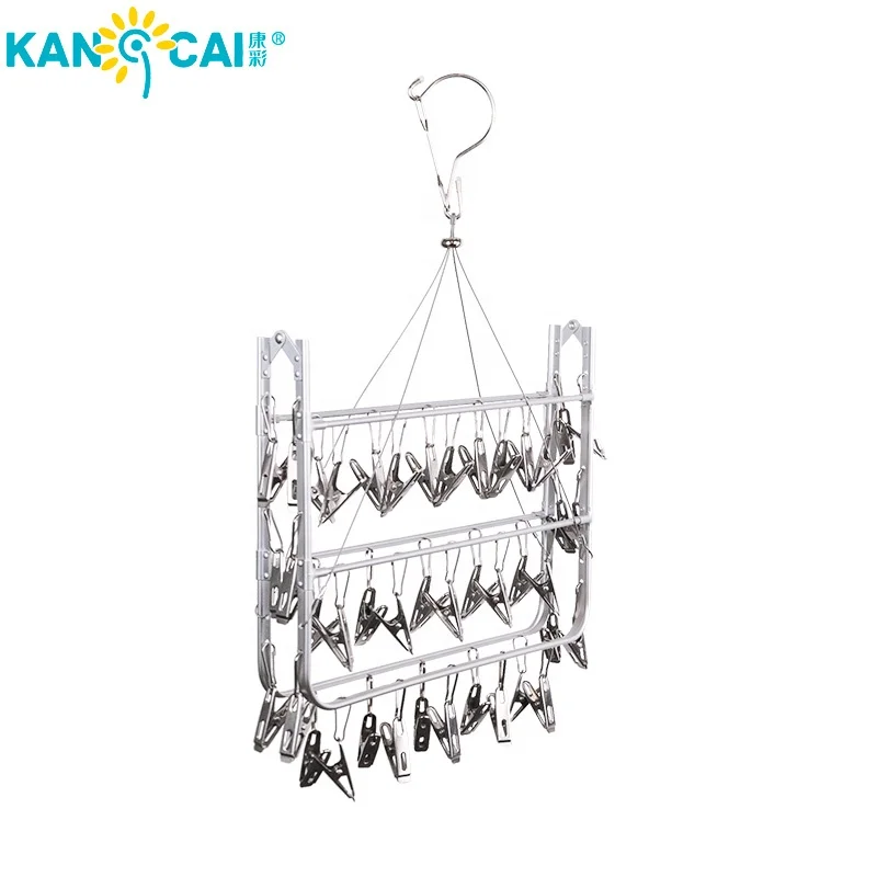 Foshan wholesale aluminum wall mounted clothes horse drying rack for walmart