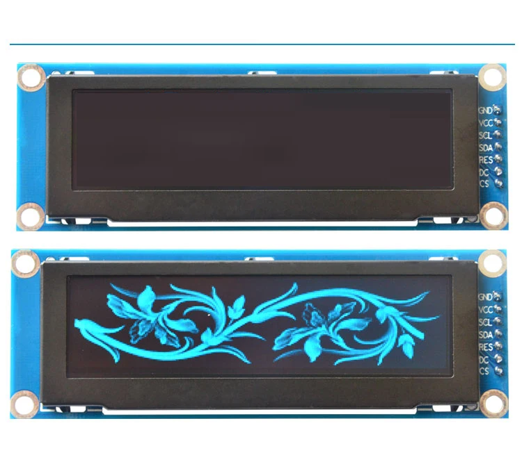3.12 inch OLED display 25664 LCD screen adapter board spi interface 5v version 1322