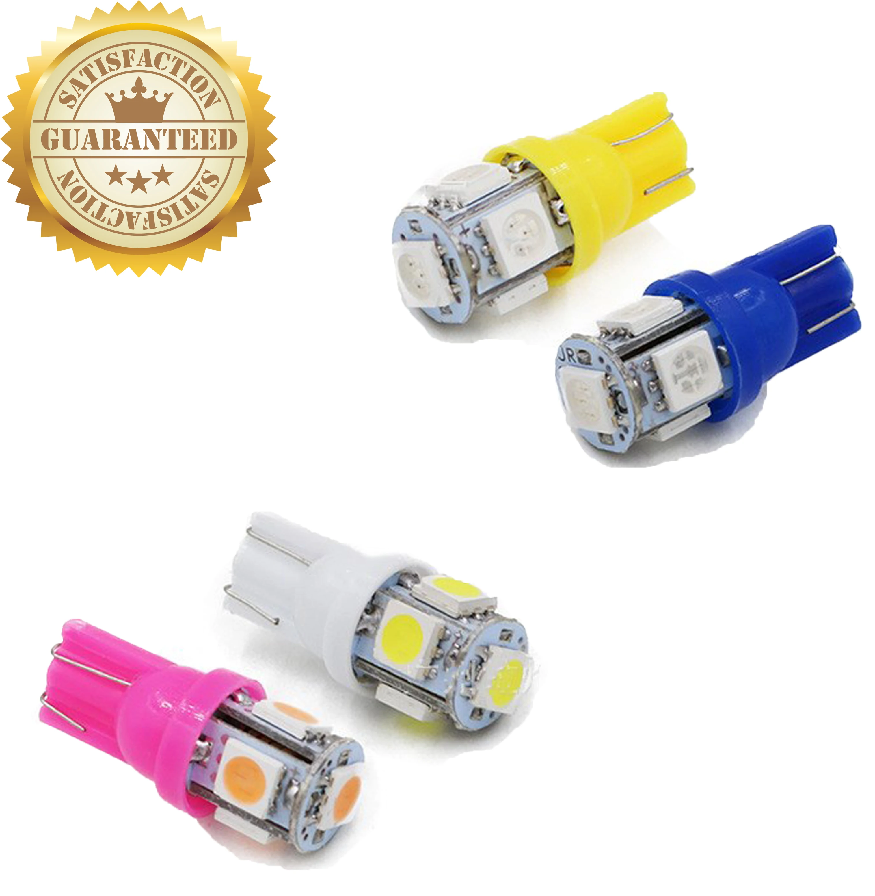 Perfect LED Wholesale T10 5 5050 5SMD 5 SMD LED 5LED 194 168 White Auto Car Side Lighting Lamp W5W Light Bulbs DC 12V