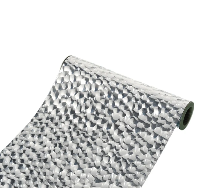 wenzhou hongda BOPP papel de regalo packing material transparent holographic film 3D lens film gift wrap flower wrapping roll