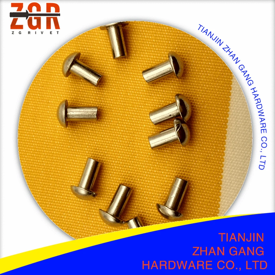 Aluminum Truss Head 4*8mm 5*16mm Soild-Tubular Rivet Din7337 Rivet Nut Fastener With Factory Price High Quality Made In China