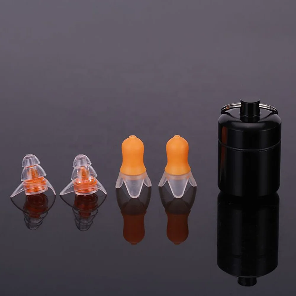 EP1011 High fidelity transparent silicone music earplugs for concert