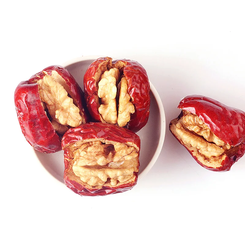 Red Dates With Walnuts / Walnuts And Red Dates / Jujube Walnut