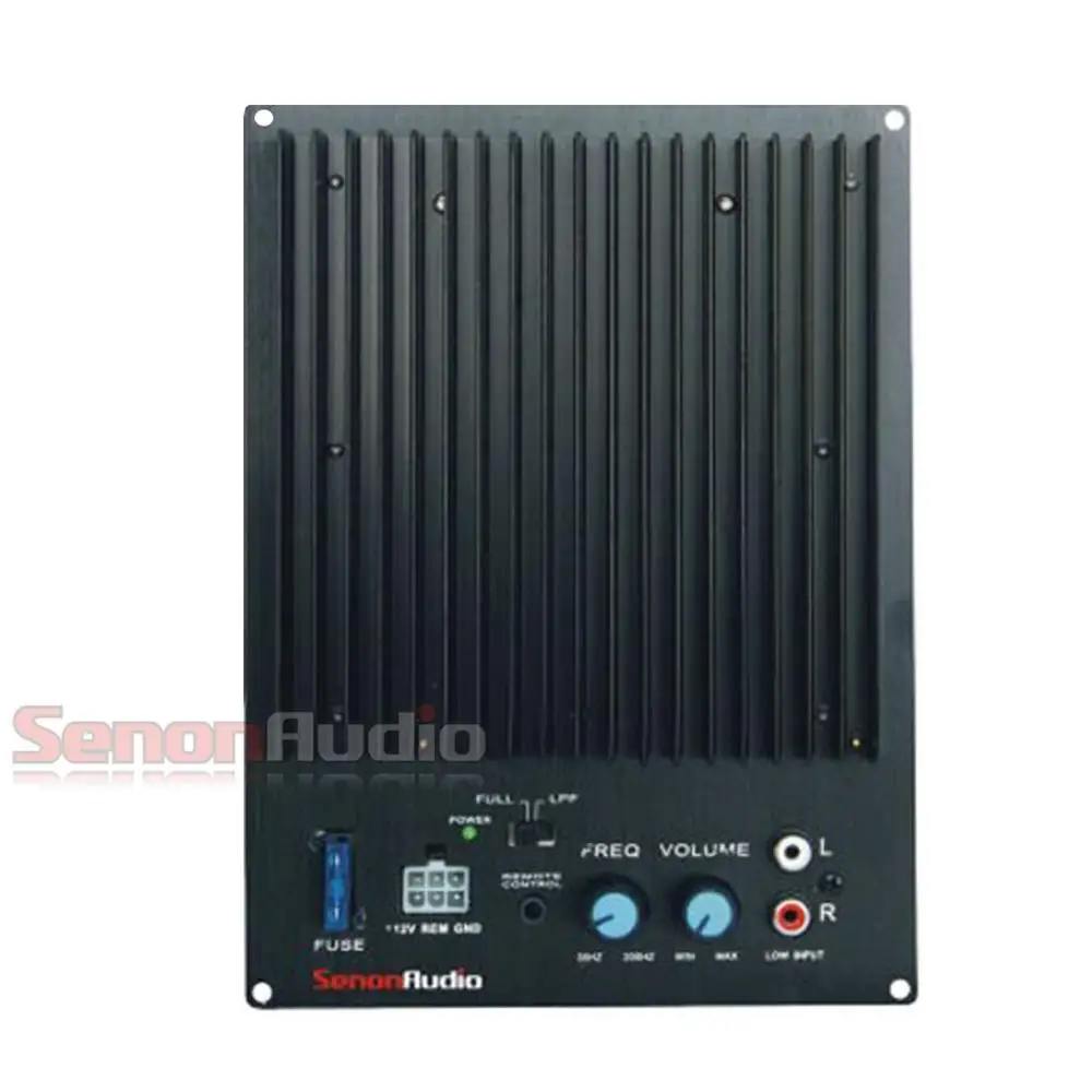 Одиночный 12-дюймовый сабвуфер с активным сабвуфером, модуль усилителя сабвуфера с декорированным серебряным кольцом