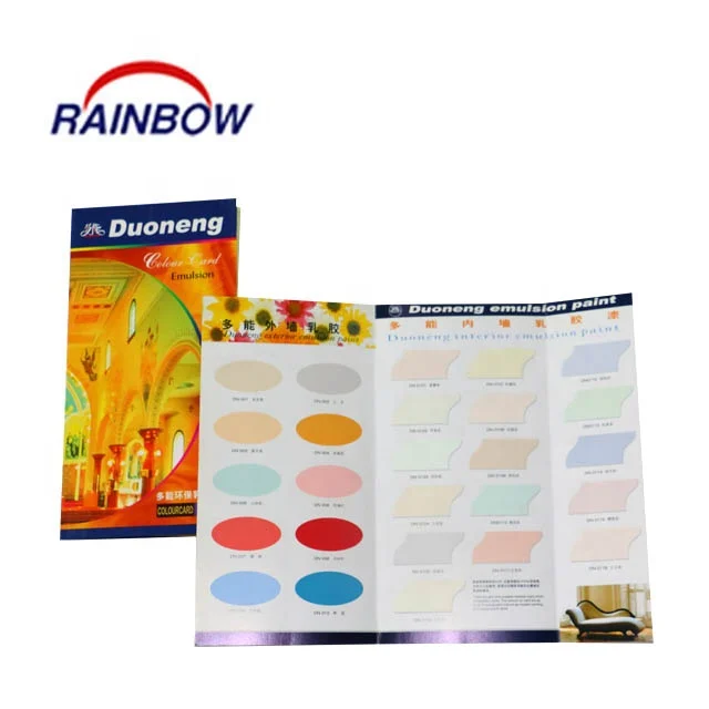 Factory Price Customized Spray Printing  Color Catalog Book  For Paint