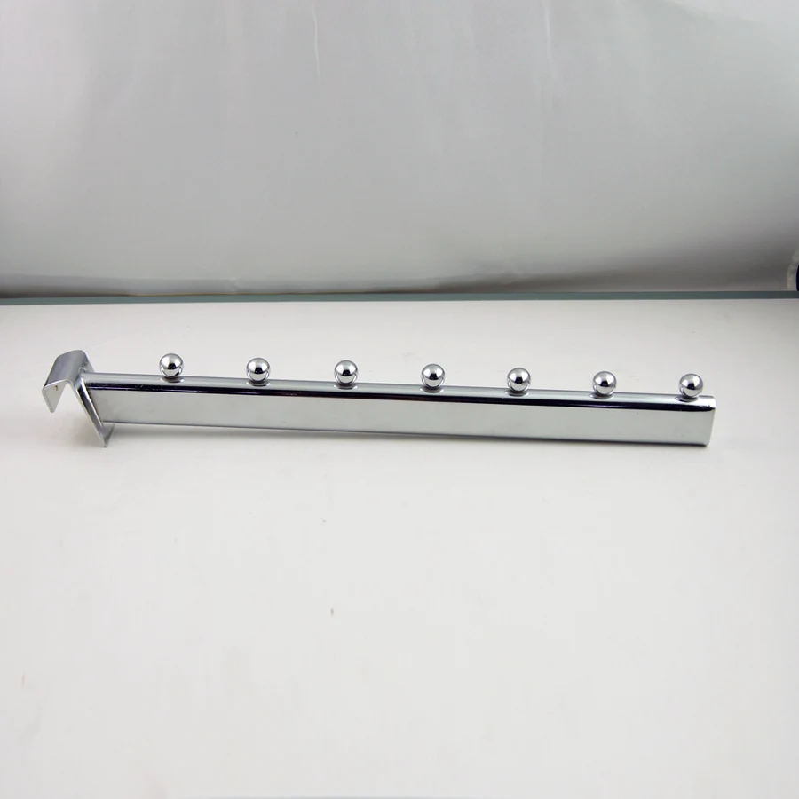 Хромированные овальные крючки «Водопад» для прямоугольной трубки