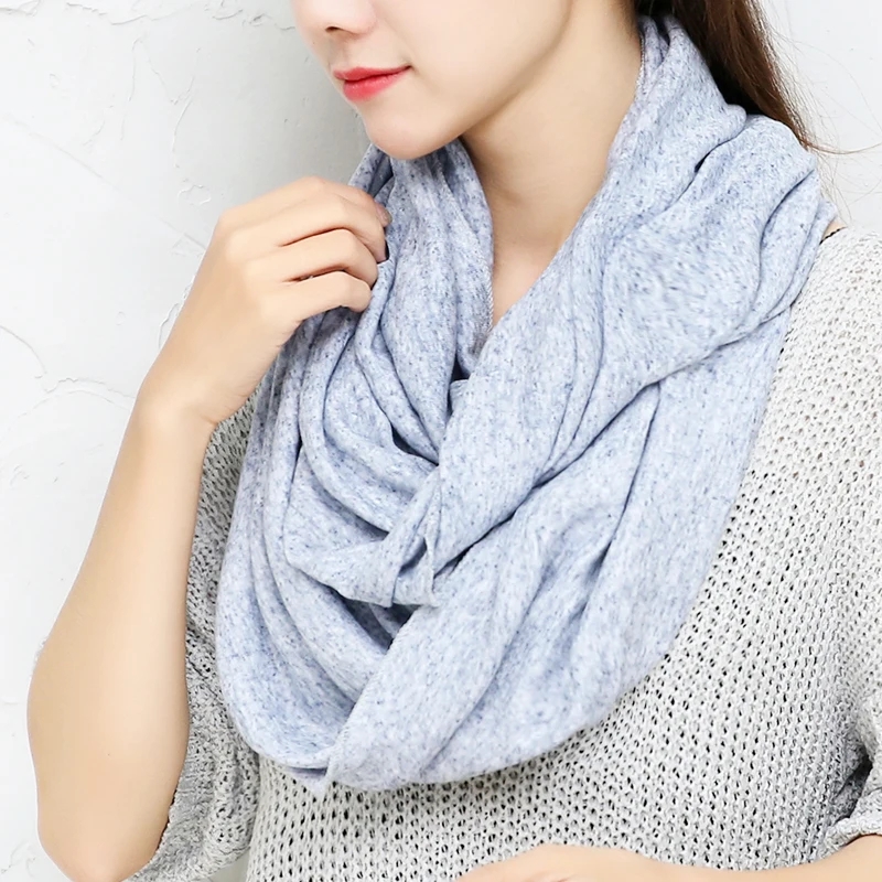 Inventory 100%polyester girls fashion snood scarf