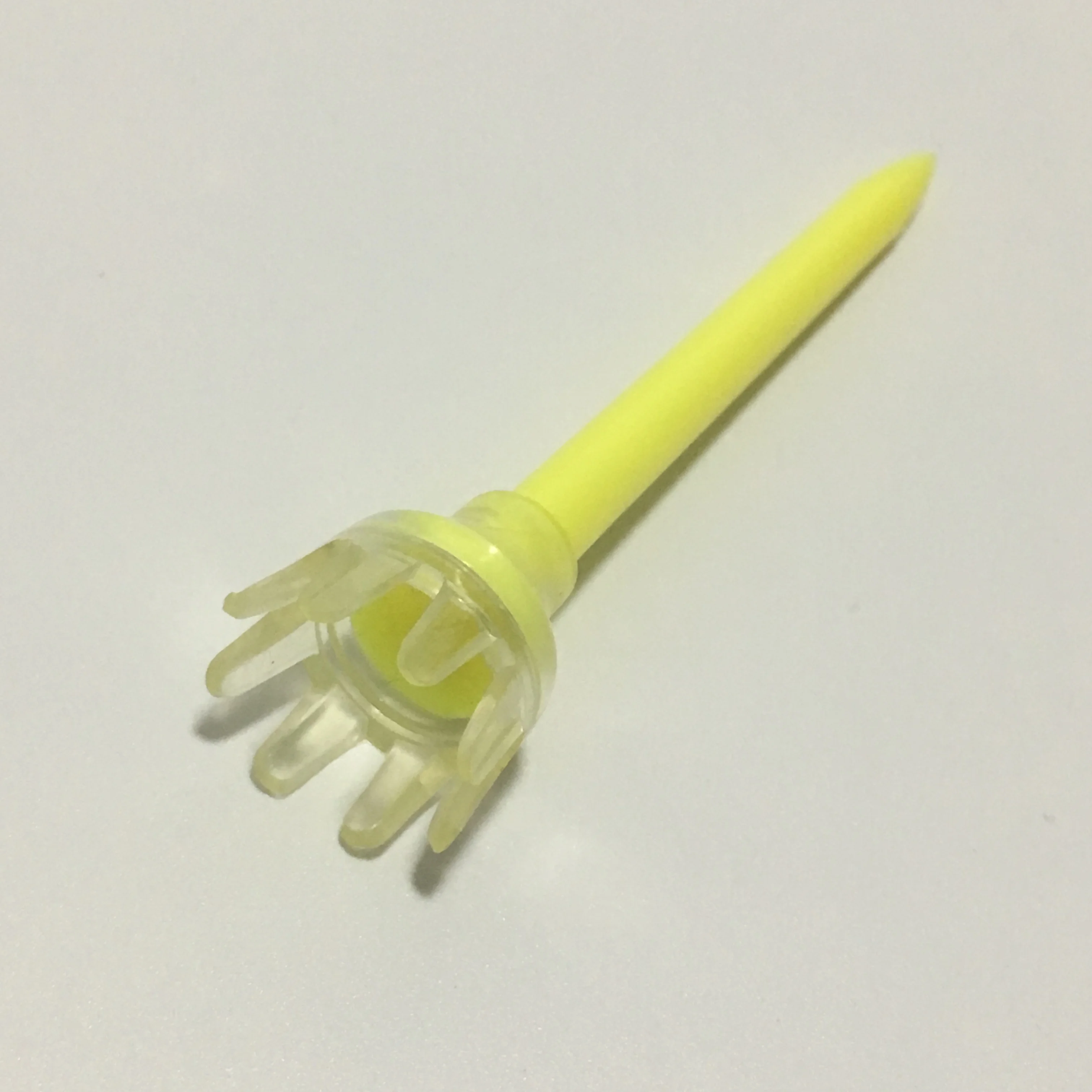 Mixed Color Plastic Crown Shape Claw Cushion Top Golf Tees