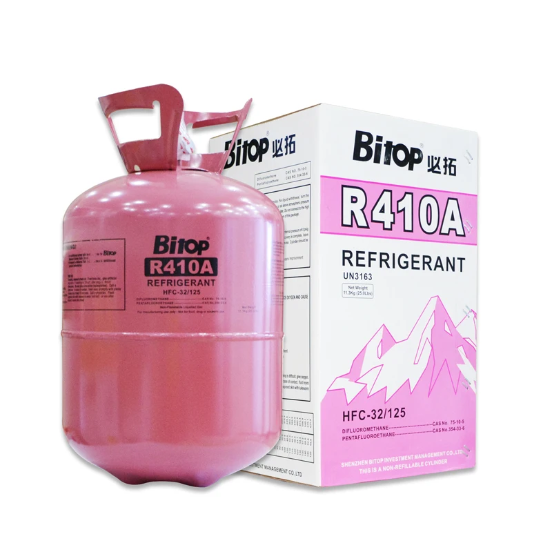 China Factory Wholesale Cylinder 410 refrigerant gas
