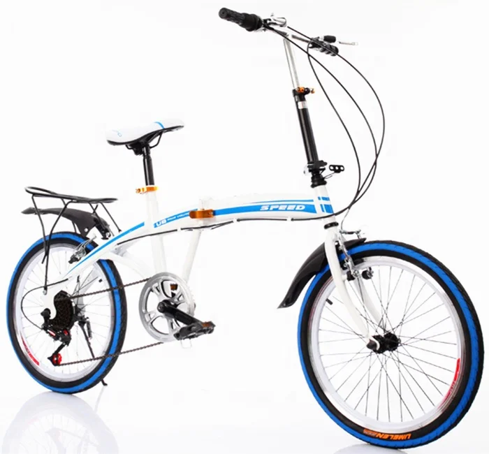 Factory direct supply 18 inch mini cooper folding bike with colorful tire