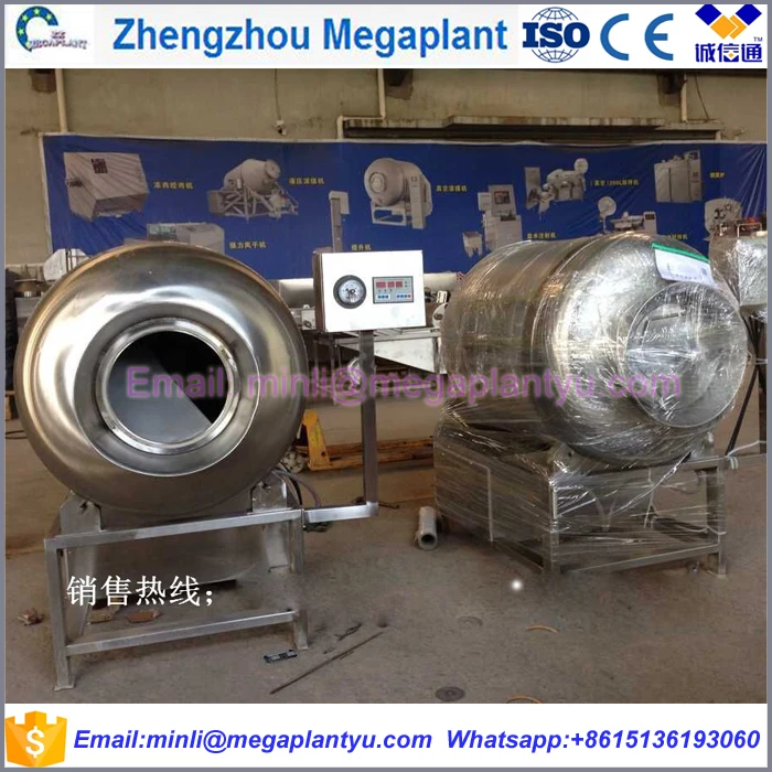Stainless steel meat chicken vacuum tumbler mixer machine for sale