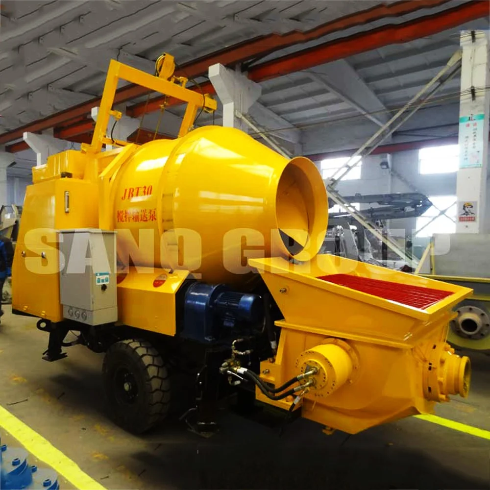 Portable Concrete Mixer Pump Cement Mortar Mixer and Pump