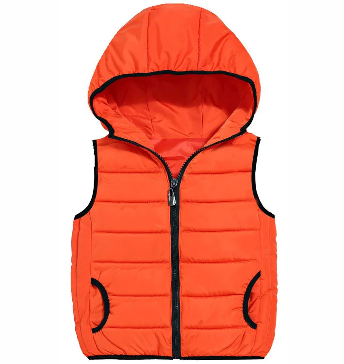 
wholesale fashion kids down jacket vest girls boys padded vest 