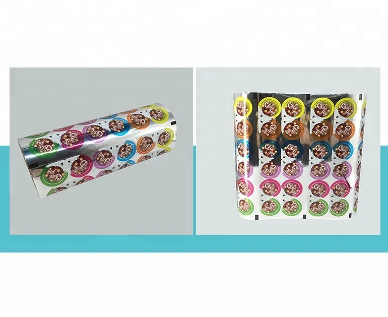 OEM products metalized  wrapping cup sealing film for packaging chocolate biscuit