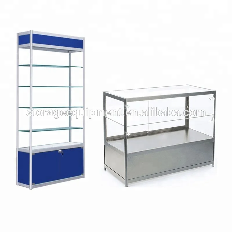 Cheap price Glass tower glass display cabinet for cell phone