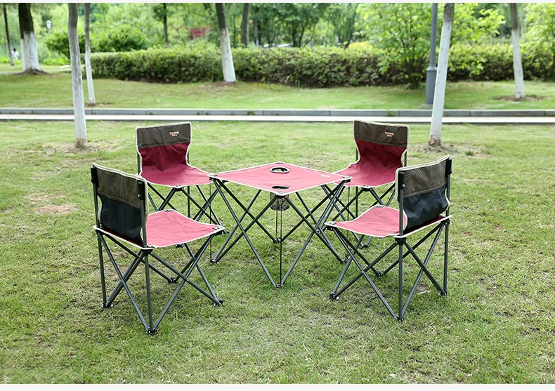  Tianye easy carry outing excursion picnic folding table and five comfort