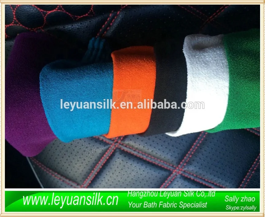 With 20 Years Experience 300D Viscose Double100% Rayon Bath Fabric Rolls For Morocco Exfoliating Glove