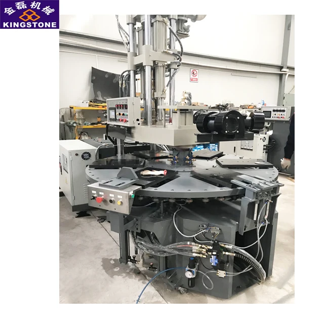 Small Scale 6 station servo motor automatic shoes sole making machine