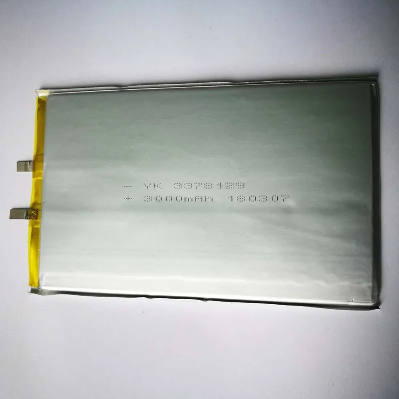 3378129 Rechargeable li-ion Li ion Lithium polymer lipo 3.7V 3000mAh tablet battery