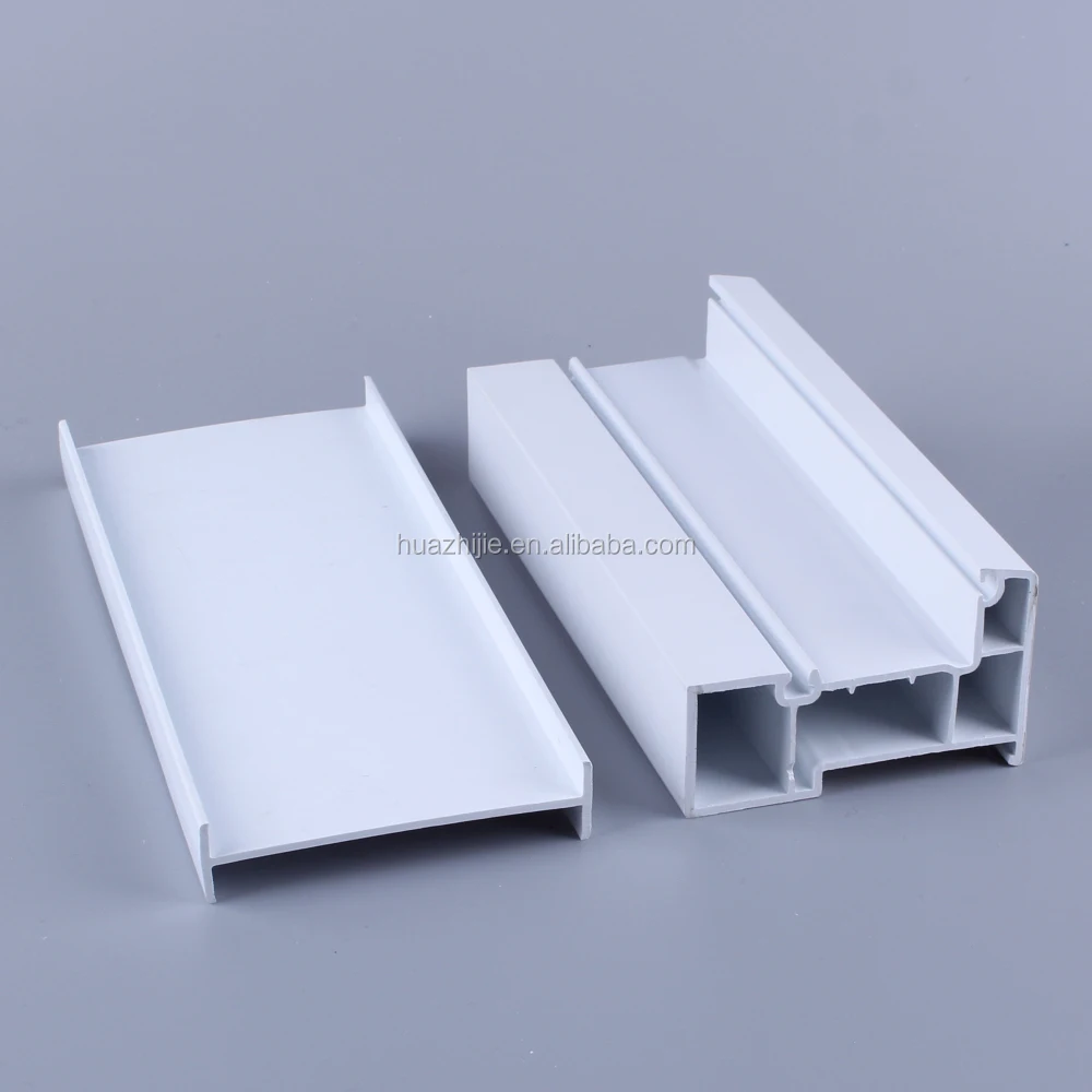 Supply Factory Price White Color Double Glazed Single Glazing Tempered Glass uPVC PVC Windows Doors Profiles