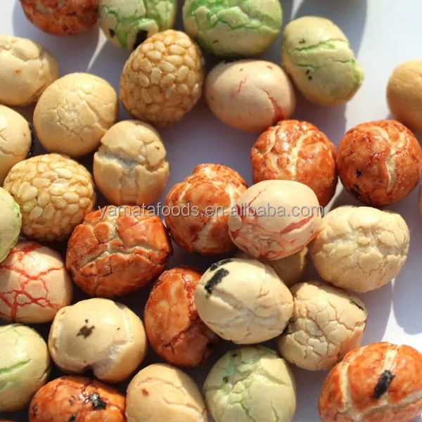 Японский покрытием арахис из рисовые крекеры