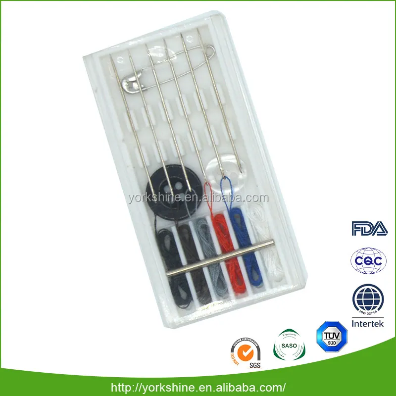 Low price eco-friendly best mini hotel sewing kit set customized color and logo