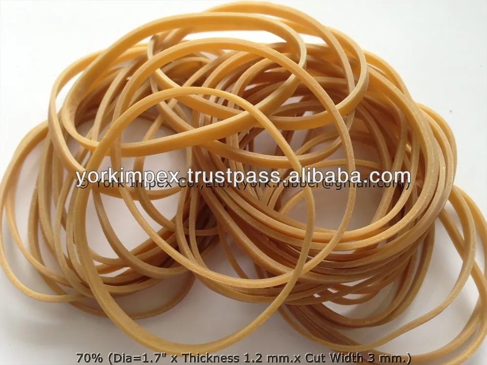 70% Rubber Bands Made From Thai Natural Ruber
