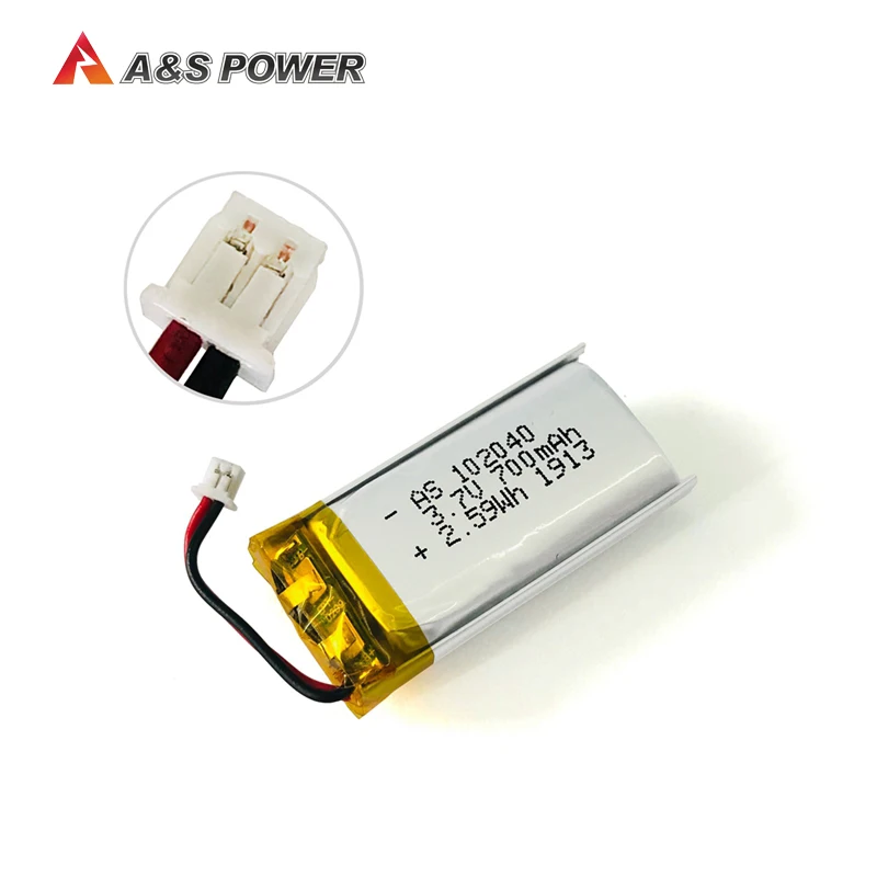 UL1642 CE certifications rechargeable 102040 3.7v 700mah lipo battery for remote device