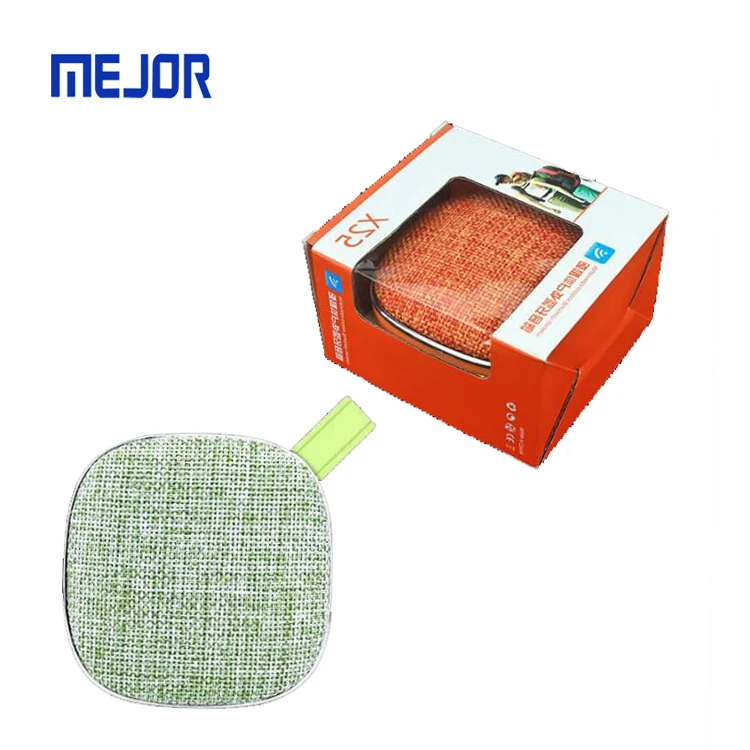 woven fabric cloth portable loudspeaker 3W wireless blue tooth FM line array Mini speaker
