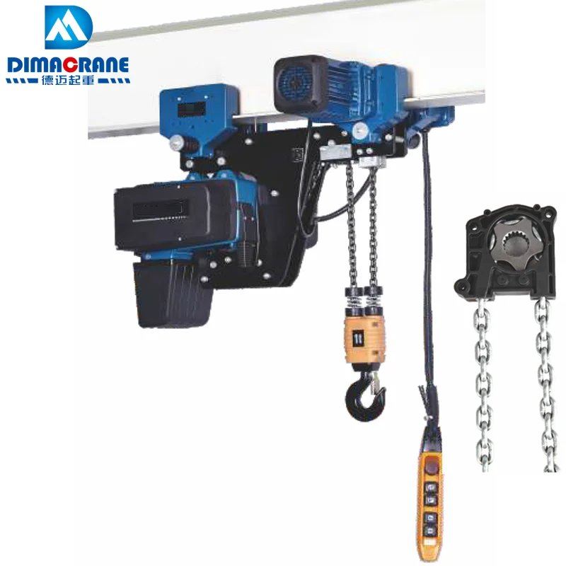 250 кг 500 кг 1 тонны Demag стиль супер низкий запас тип электрическая Таль в мастерской