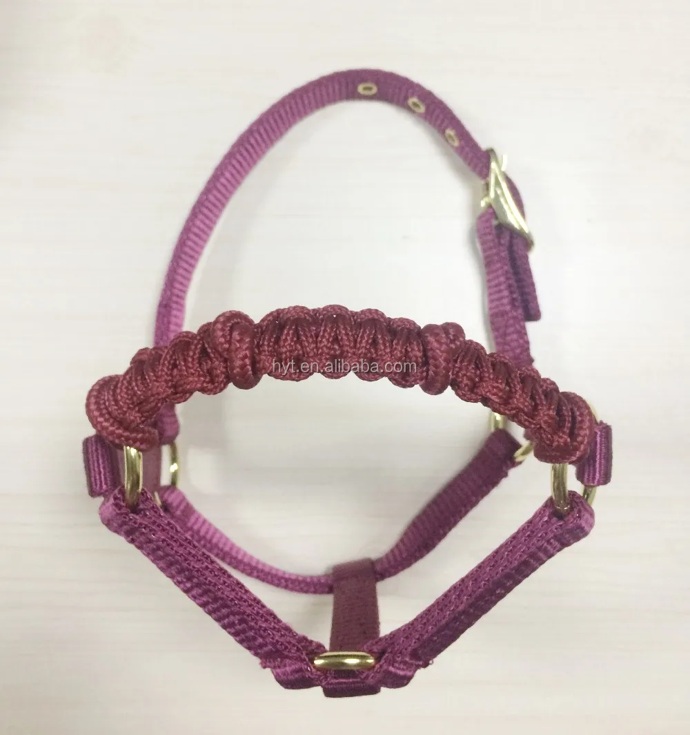Braid horse tack nylon halter